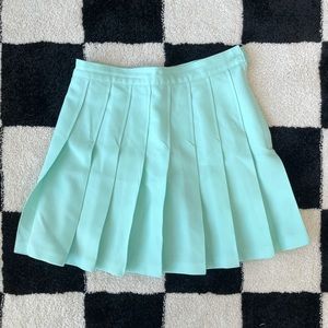 COPY - Mint Pleated Skirt